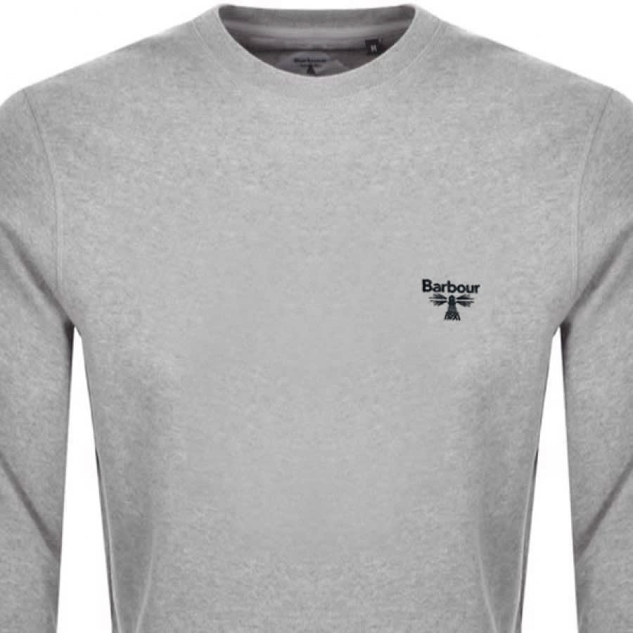 Alternative Image for ProductBarbour Beacon Crew Neck Sweatshirt Grey2